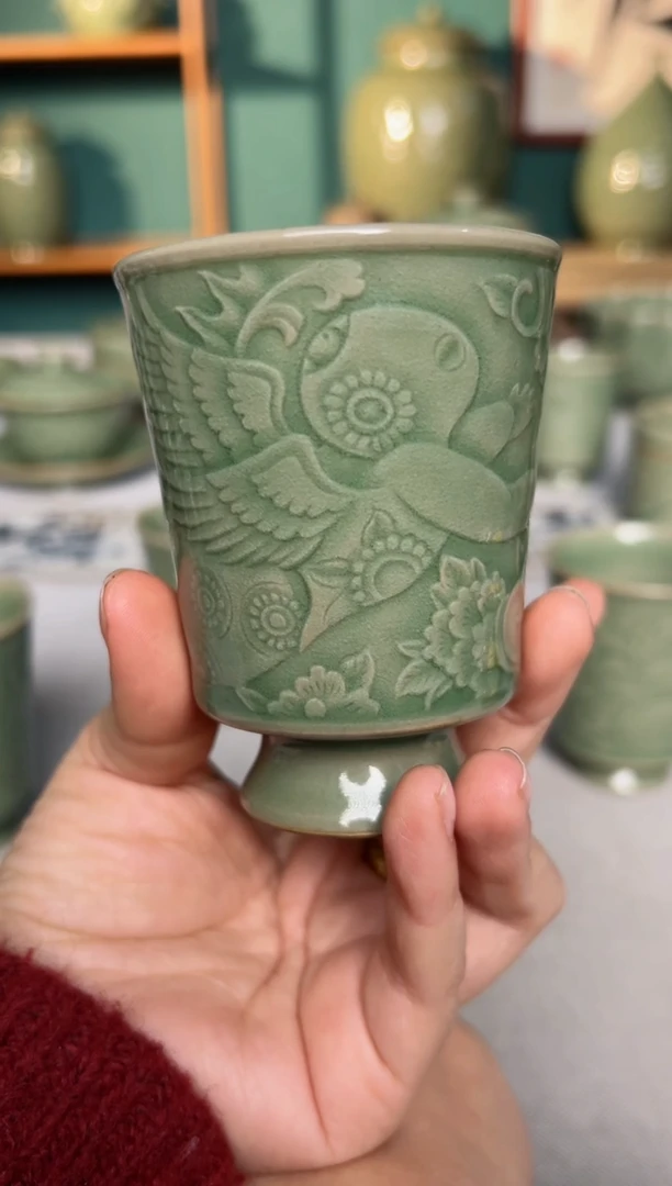 【闪购商品】其他王彩虹剔花浮雕天使主人杯