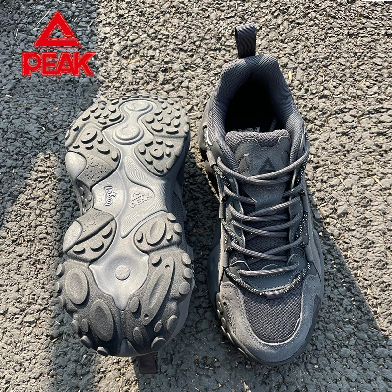 匹克态极2025新款贝果鞋国潮情侣厚底运动休闲老爹鞋-DE510027/8