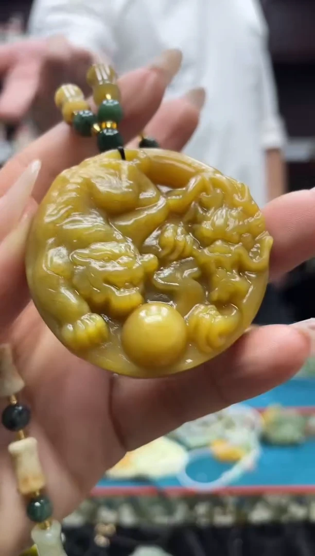 未镶嵌岫玉吊坠多样性发*货拍一发一