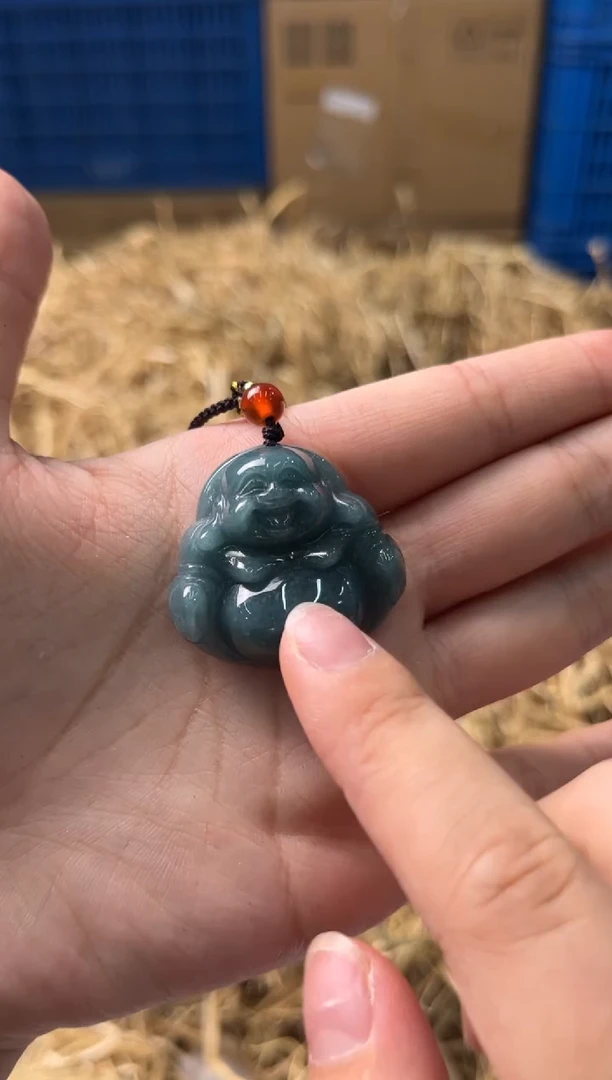 天然辰砂带礼盒吊坠