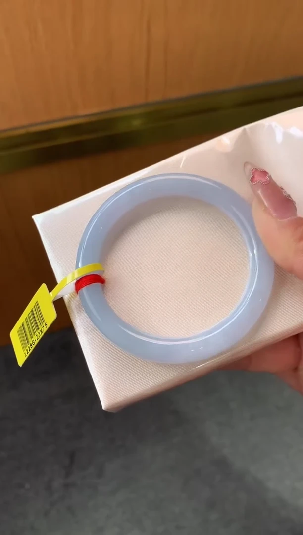 未镶嵌手镯翡翠-F70-圆条53.1