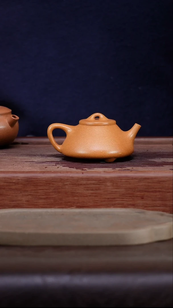 茶壶紫砂老宕口 子冶石瓢