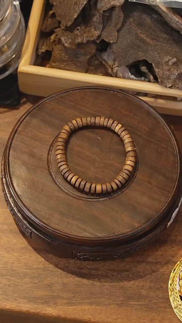 沉香手串【种植棋楠】直切料 算盘珠 随型 多样性发货