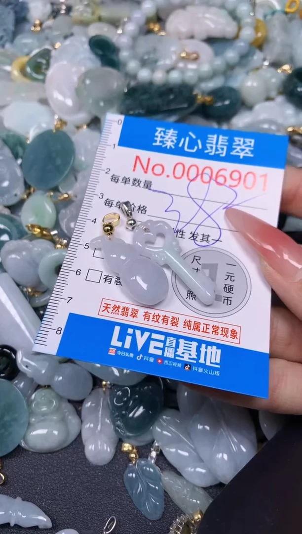 【闪购商品】翡翠颈饰未镶嵌含绳0006901