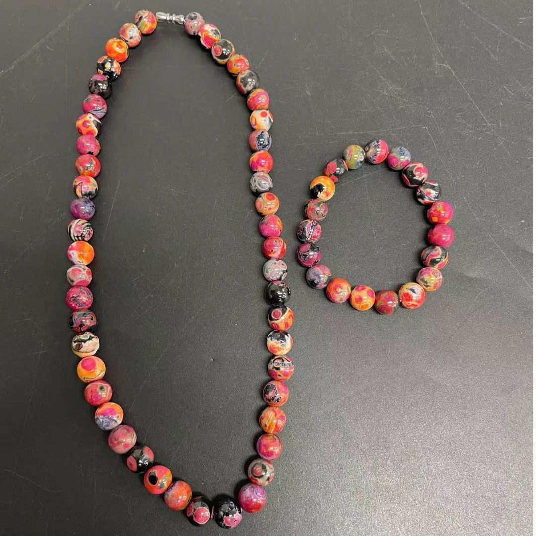 【小杰推荐】红景天圆珠项链套装 （多样性发其一）20067