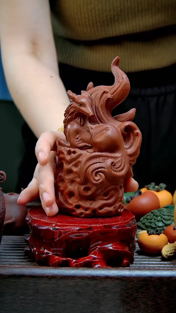 紫砂原矿紫砂茶宠摆件