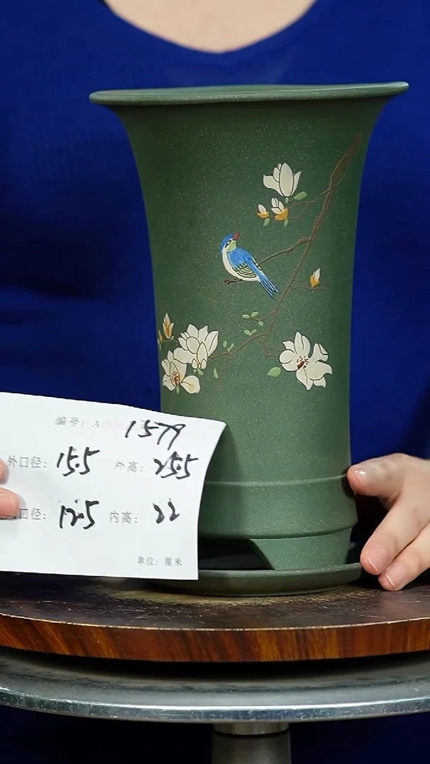 紫砂花盆1579+Z紫砂花盆紫砂