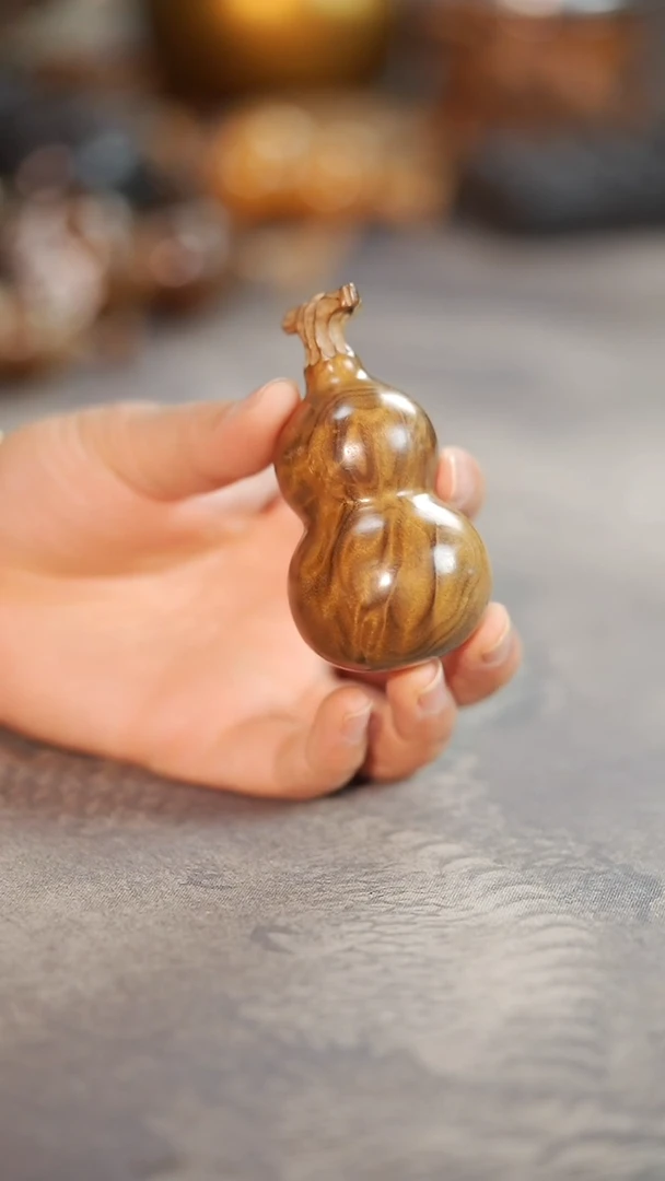 金丝楠手作精工葫芦把玩427