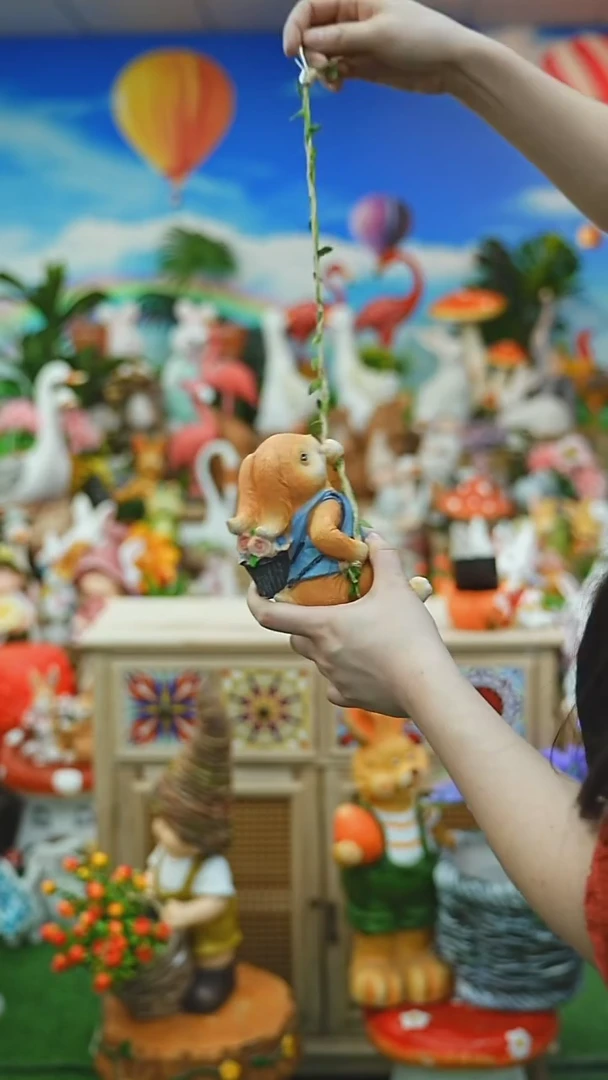 【闪购商品】红陶花园庭院摆件&00&