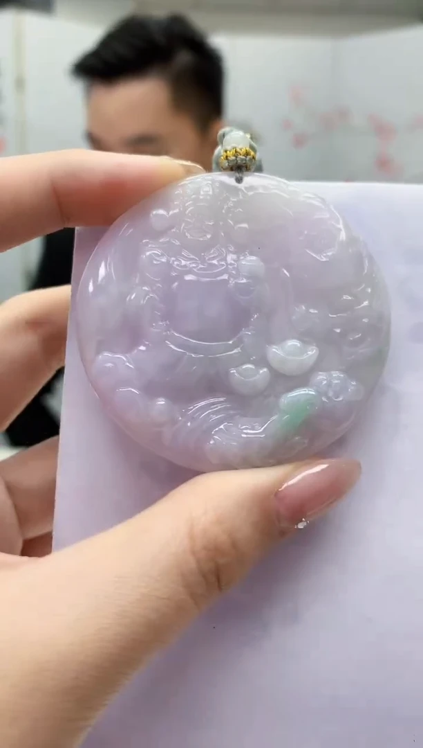 【闪购商品】定制翡翠未镶嵌1502jw-毛货挂件21