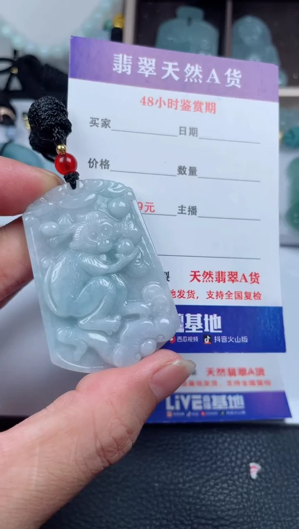 翡翠未镶嵌颈饰