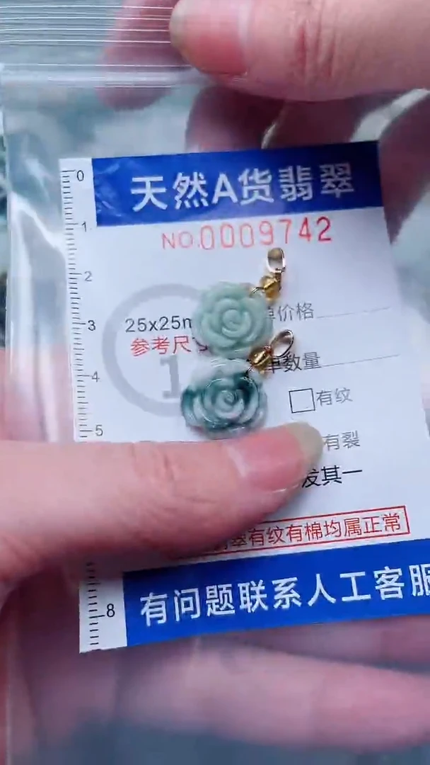 翡翠未镶嵌吊坠(不含链)1