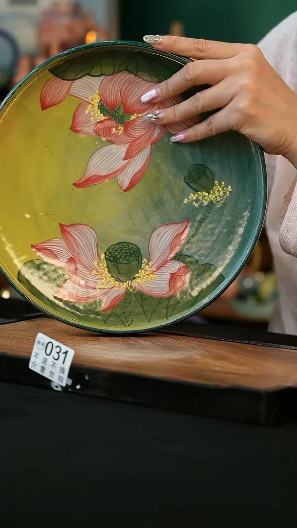 杯手绘心瓷陶瓷浮力微瑕