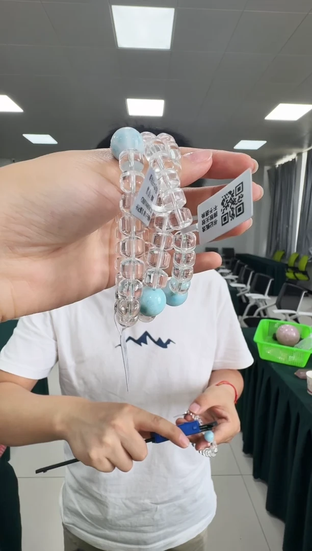 水晶手链未镶嵌CK6114 约9mm多样试发一件