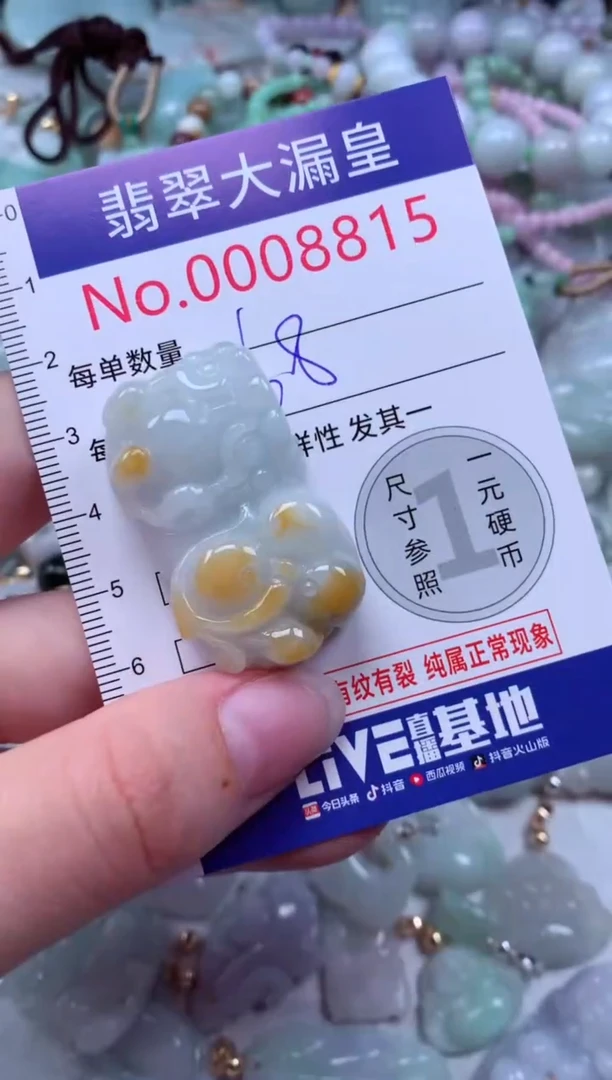 吊坠(不含链)未镶嵌翡翠8815