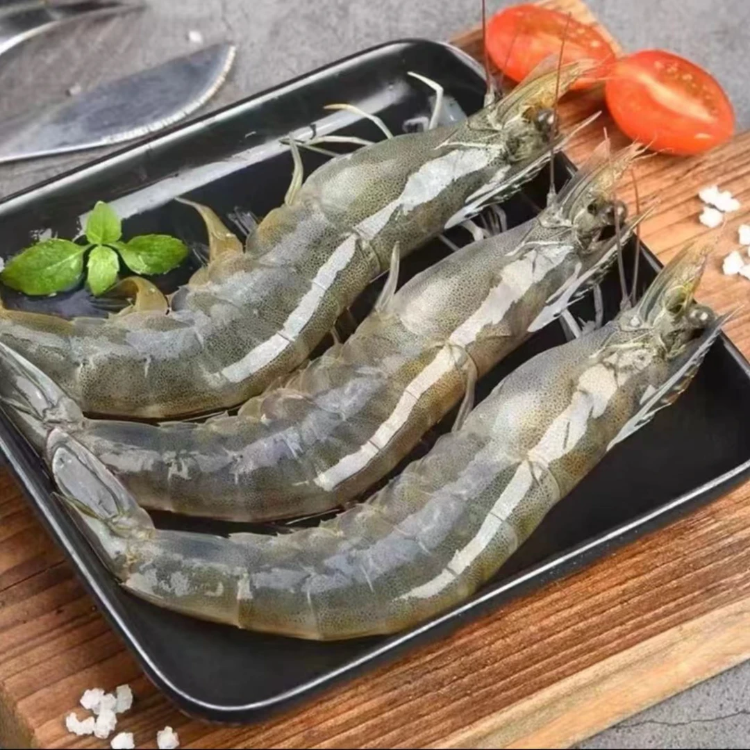 四斤大号海虾 活虾速冻 顺丰发货一斤12-15只 盒装