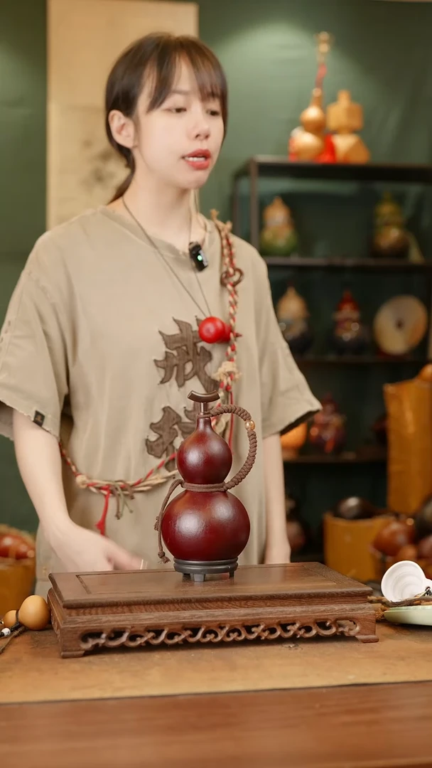 104号精品天然大漆酒葫芦一物一拍~