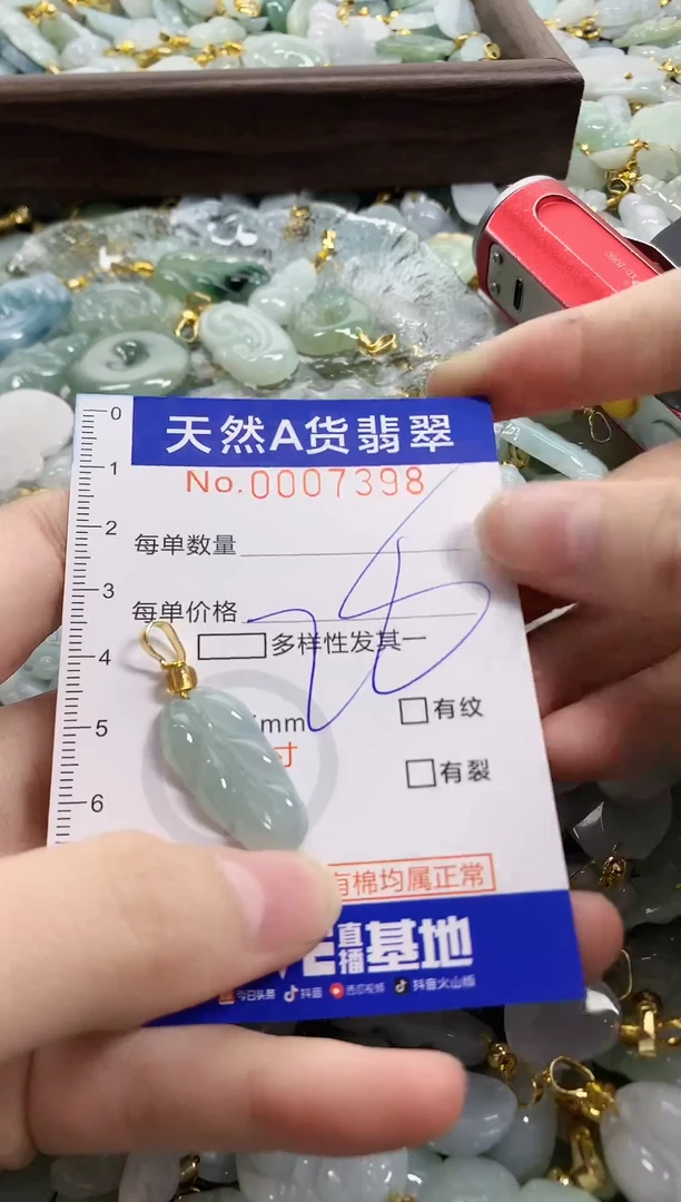 颈饰未镶嵌翡翠天然A货翡翠