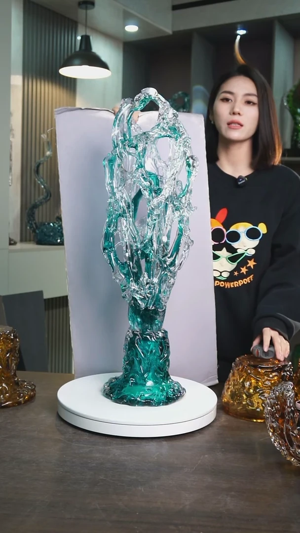琉璃晶**水湖水绿太湖石