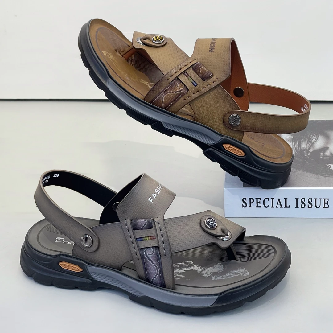 人字拖男53008夏季外穿防滑司机开车专用夹脚拖鞋户外沙滩凉鞋