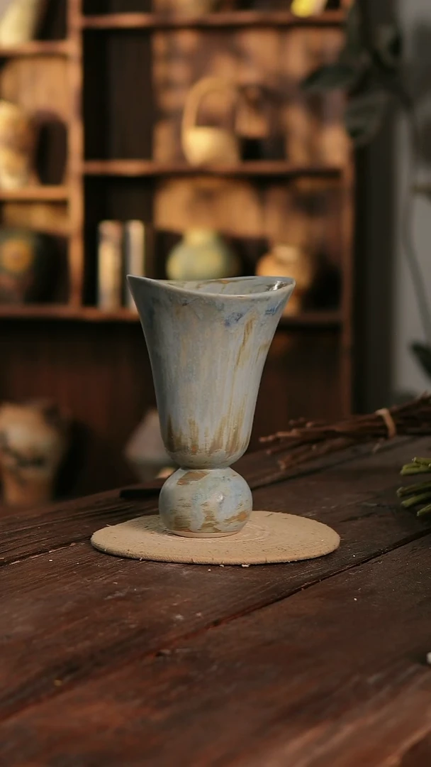 摆件7-412 陶瓷花器高25口径16