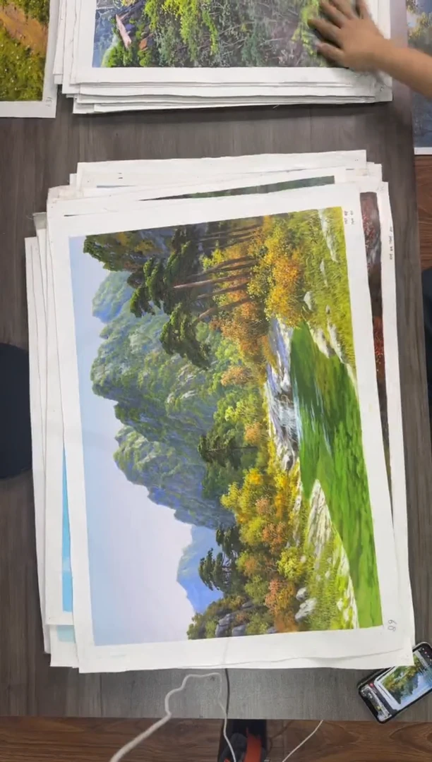 油画【140号】约50*70cm丨朝鲜原创纯手绘孤品油画丨顺丰包邮