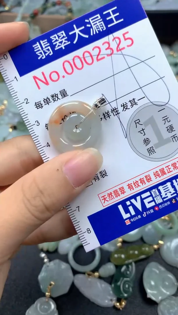 翡翠未镶嵌吊坠(不含链)2325