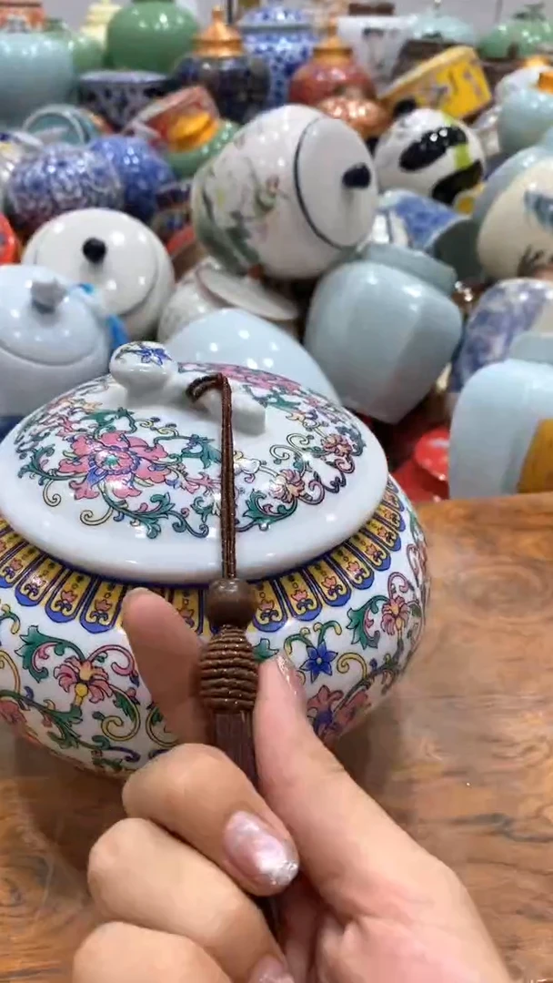 摆件茶叶罐密封罐储藏柜