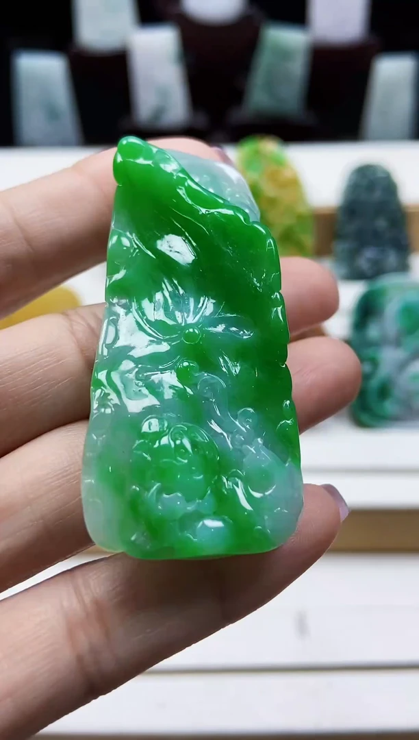 未镶嵌挂件翡翠翡翠A货