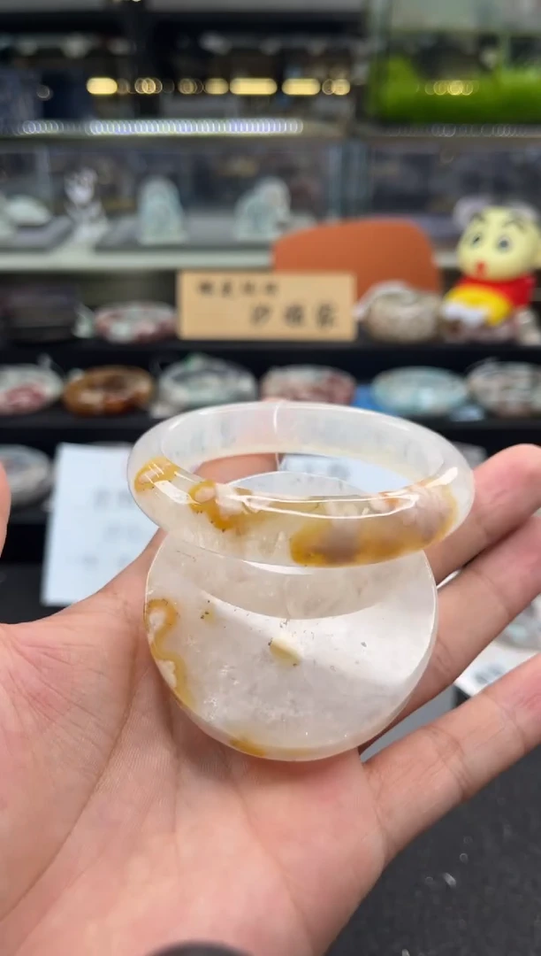 未镶嵌手镯石英质玉61圈口（赠品镯心）6426413