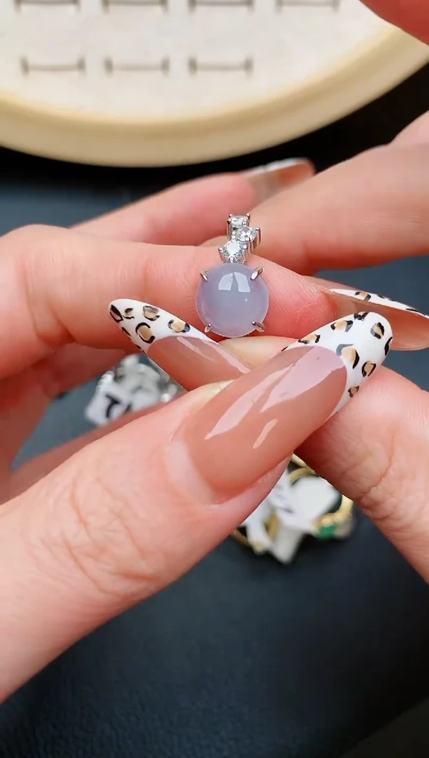 翡翠戒指银S925镶嵌...