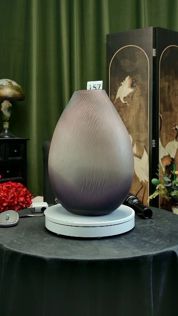 手工艺品琉璃平**福磨刻微暇