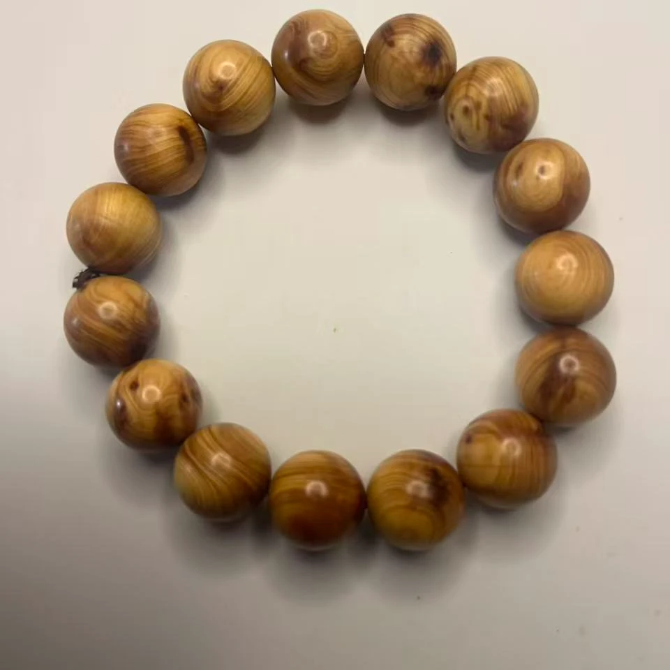 木质手链 手链  崖 柏木质手 串15MM饰品男女款成品