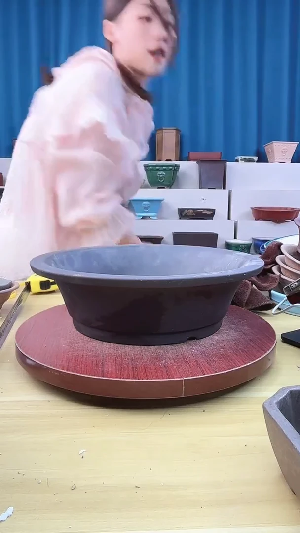 紫砂花盆花盆浅草紫砂花盆