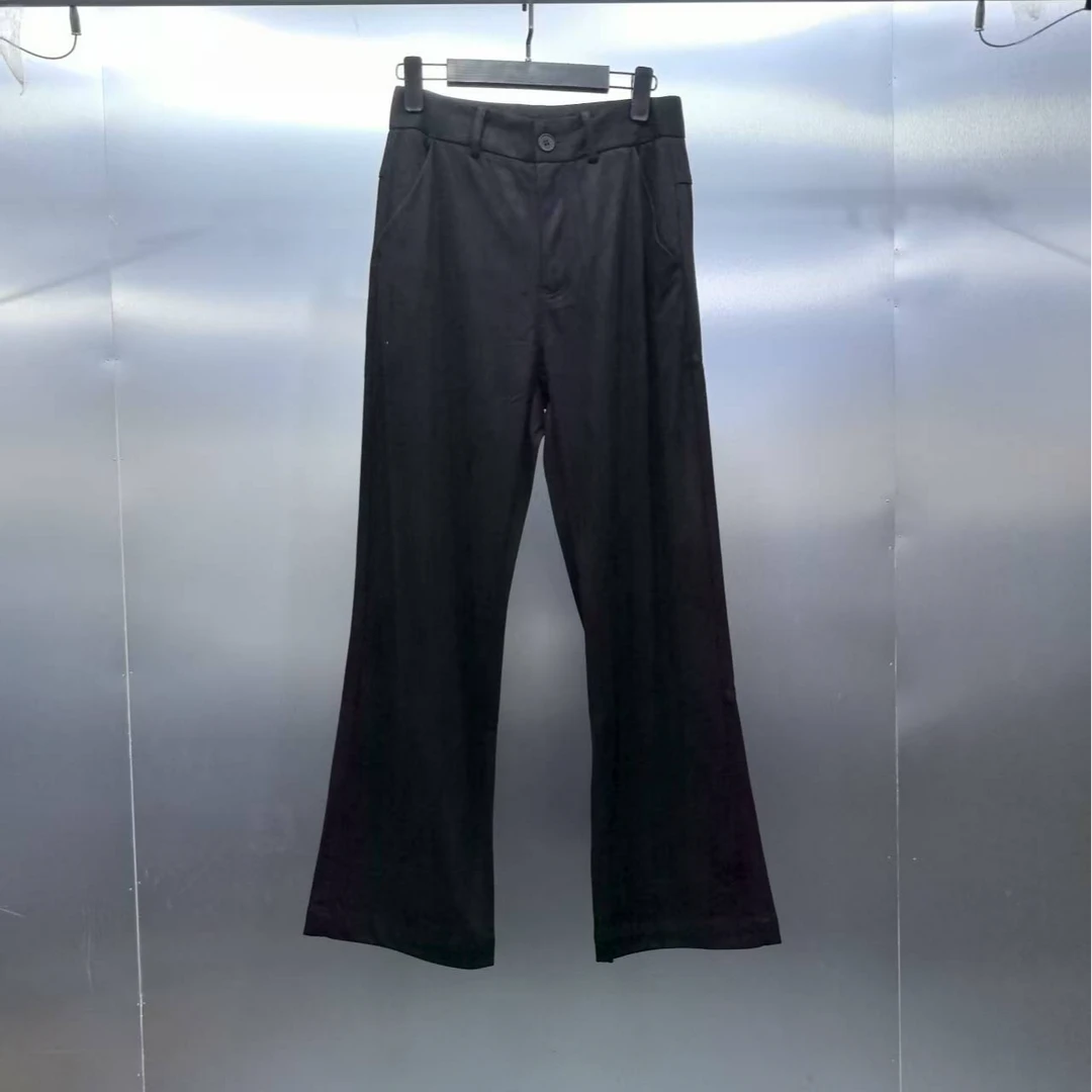 M08-80254-KIK春秋季时尚基础百搭直筒休闲裤