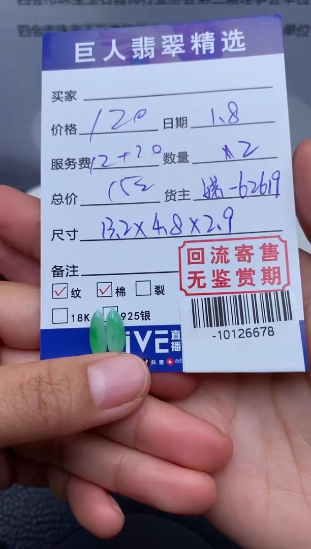 【闪购商品】翡翠颈饰未镶嵌多人-10126678