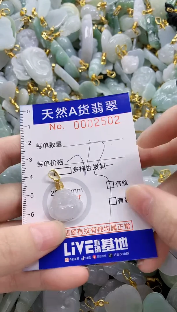 颈饰未镶嵌翡翠天然A货翡翠