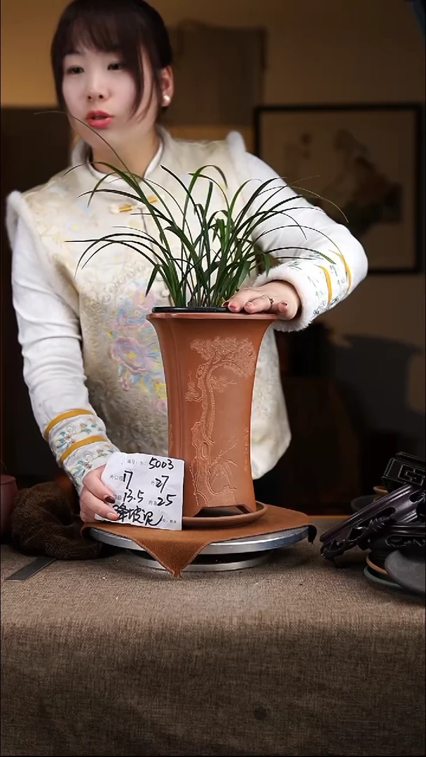 【闪购商品】紫砂花盆紫砂花盆5003+z