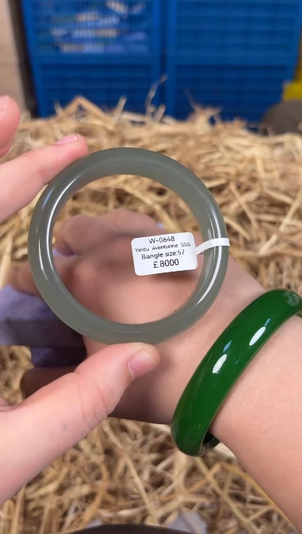 未镶嵌手镯石英质玉W0648