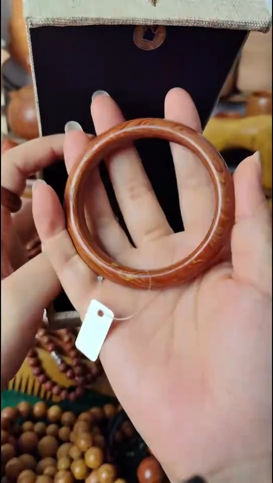 泗水砭石坊9月专场/砭石飞**砾59mm手镯