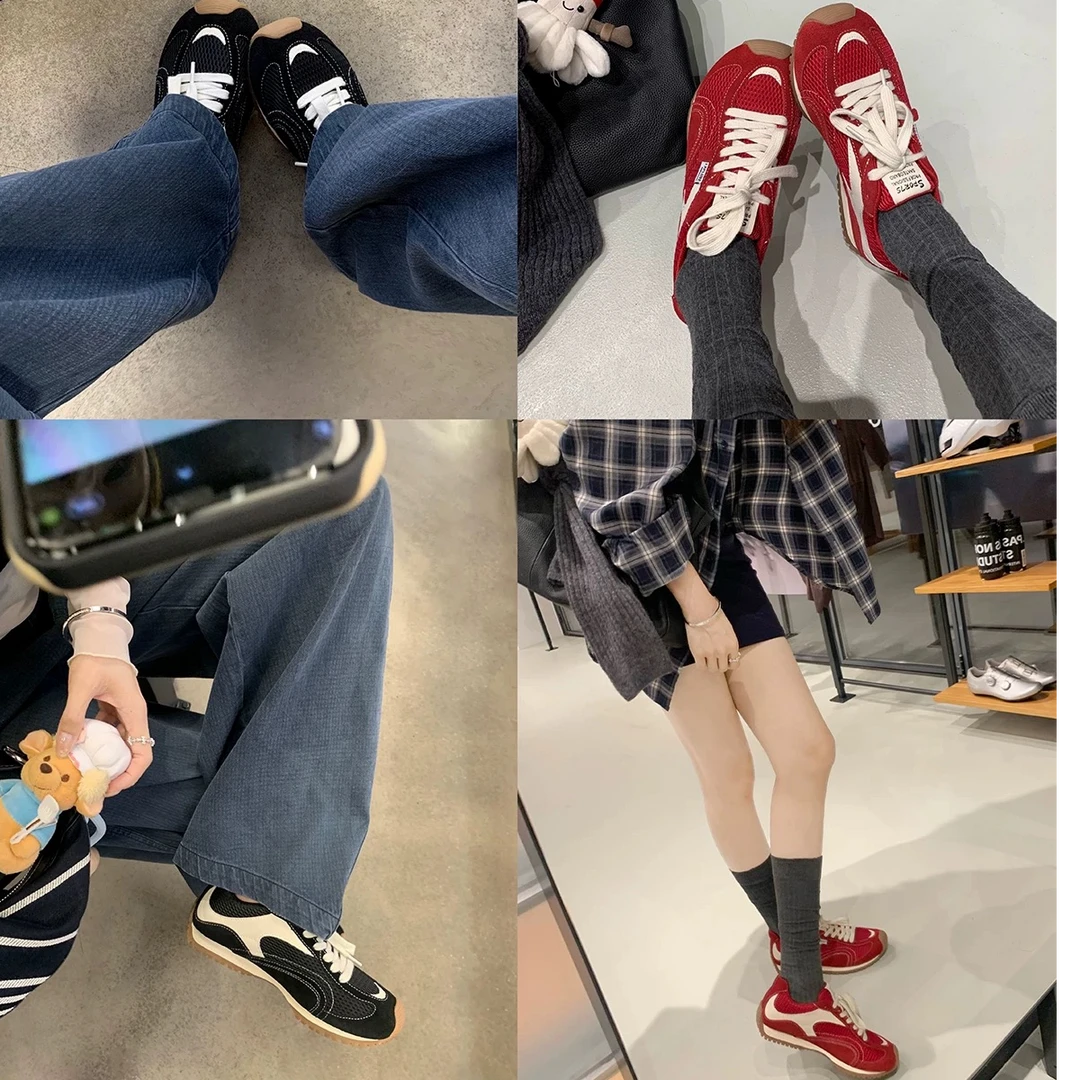 韩国练习生~复古增高休闲运动慢跑德训鞋女阿甘鞋9225278/B12