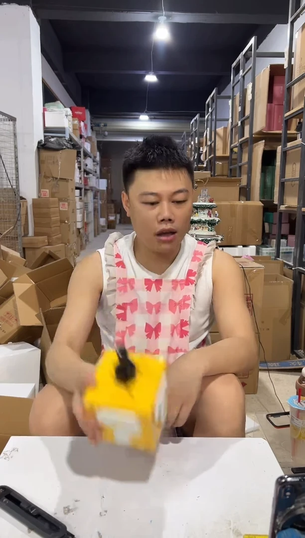 瓷片问号按压瓶 陶瓷