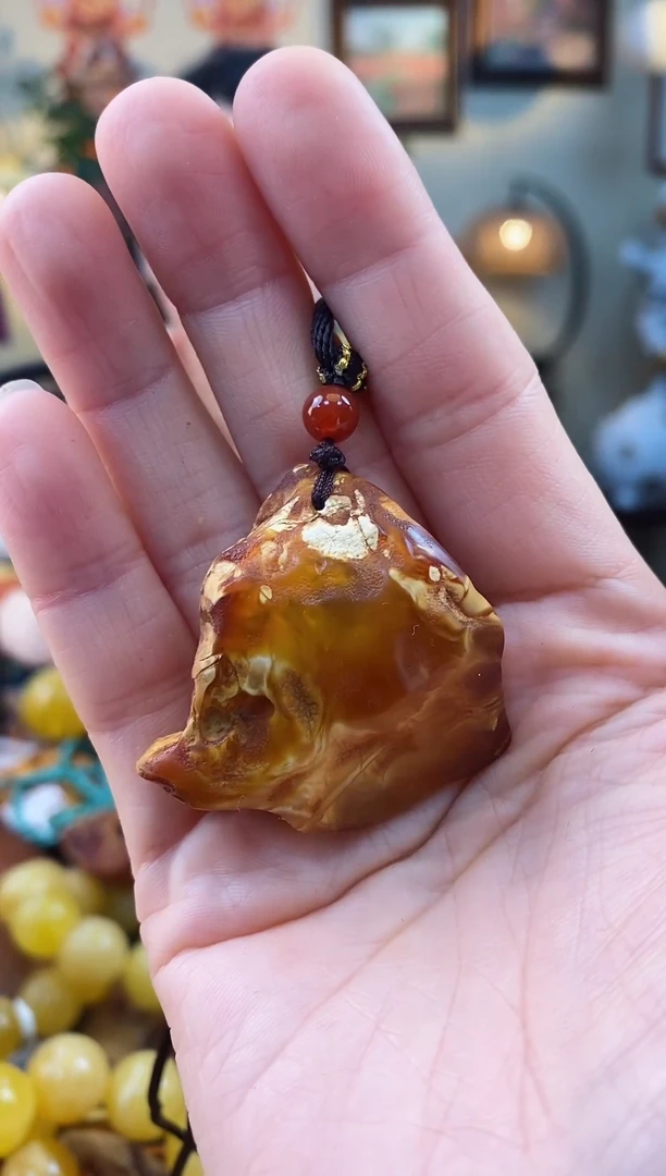 【闪购商品】琥珀颈饰未镶嵌吊坠