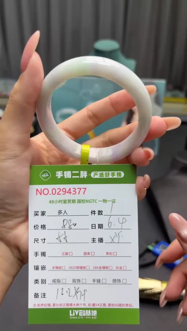 翡翠手镯未镶嵌多人