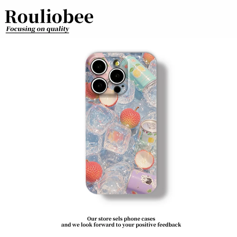 欧克里里荔枝味汽水适用苹果16promax手机壳华为P70vivoppo小米15