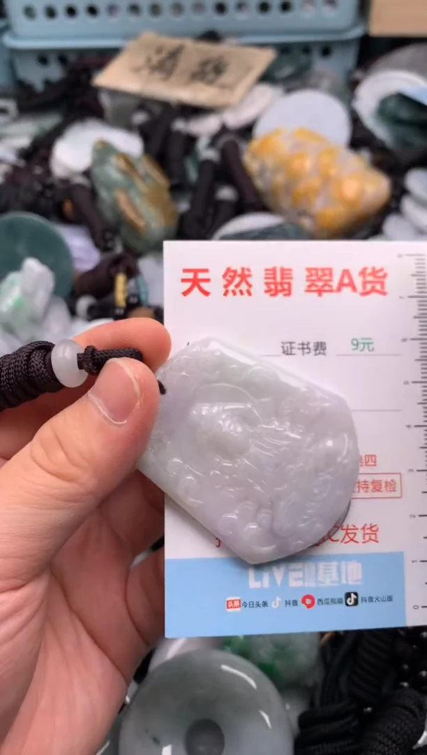 翡翠未镶嵌吊坠(不含链)1