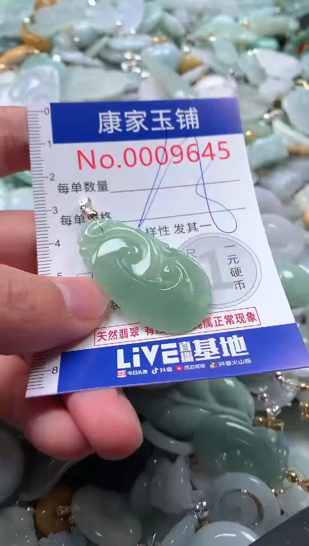 【闪购商品】翡翠吊坠(不含链)未镶嵌9645
