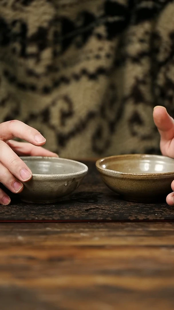 茶杯紫砂瑕疵 两个茶盏