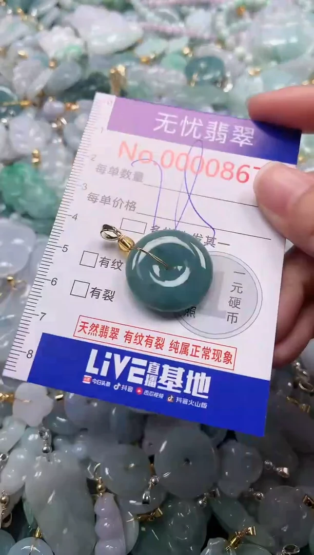 吊坠(不含链)未镶嵌翡翠867