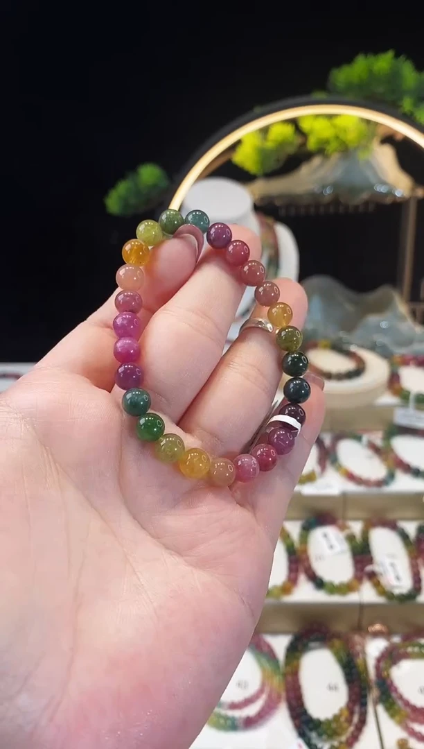 【闪购商品】碧玺手链未镶嵌G2411单圈颜色微差
